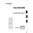 PIONEER CUAV100 Owner's Manual cover photo