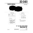 SONY XSE461 Service Manual cover photo