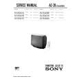 SONY KVS3431D/A/K/B Service Manual cover photo