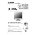 HITACHI CML190SXW Owner's Manual cover photo