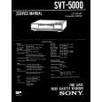 SONY SVT5000 Service Manual cover photo