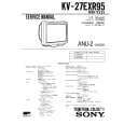 SONY KV-27EXR95 Owner's Manual cover photo