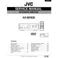 JVC AXSD1GD Service Manual cover photo