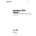 SONY CDP-CE535 Owner's Manual cover photo