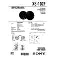 SONY XS102F Service Manual cover photo
