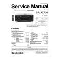 TECHNICS SA-AX530 Owner's Manual cover photo