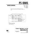 SONY PSD905 Service Manual cover photo