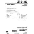 SONY LBT-G1300 Service Manual cover photo