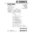 SONY HTDDW670 Service Manual cover photo