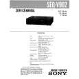 SONY SEQV902 Service Manual cover photo