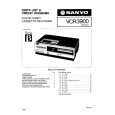 SANYO VCR3900 Service Manual cover photo