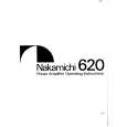 NAKAMICHI 620 Owner's Manual cover photo