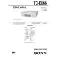 SONY TC-EX66 Service Manual cover photo
