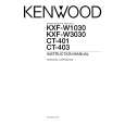 KENWOOD CT-401 Owner's Manual cover photo