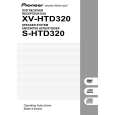 PIONEER XV-HTD320/KUCXJ Owner's Manual cover photo