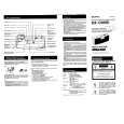 SONY ICF-CS970 Owner's Manual cover photo