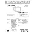 SONY KV3400 Service Manual cover photo