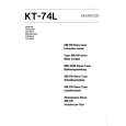 KENWOOD KT-74L Owner's Manual cover photo