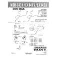 SONY MDRE434SA Service Manual cover photo