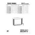 SONY KVC2903B/E Service Manual cover photo