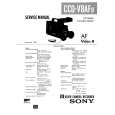 SONY CCD-V8AFU Service Manual cover photo