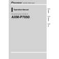 PIONEER AXM-P7050/ES Owner's Manual cover photo