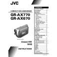 JVC GR-AX670EK Owner's Manual cover photo