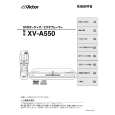 JVC XV-A550 Owner's Manual cover photo