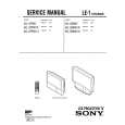 SONY KL50W1 Service Manual cover photo