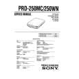 SONY PRD250MC Service Manual cover photo