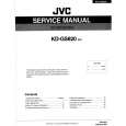 JVC KDGS820 Service Manual cover photo