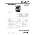 SONY CXJS77 Service Manual cover photo