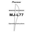 PIONEER MJ-L77/NVXK Owner's Manual cover photo