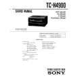 SONY TC-H4900 Service Manual cover photo