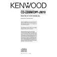 KENWOOD DPFJ9010 Owner's Manual cover photo