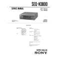 SONY SEQH3800 Service Manual cover photo