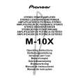 PIONEER M-10X Owner's Manual cover photo