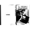 CASIO FX7500G Owner's Manual cover photo