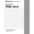 PIONEER PDK-1015/UC Owner's Manual cover photo