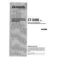 AIWA CTX408 Owner's Manual cover photo