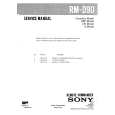 SONY RMD90 Parts Catalog cover photo