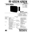 SONY KVA2521K Service Manual cover photo