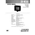 SONY XVM30E Service Manual cover photo