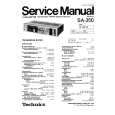 TECHNICS SA350 Service Manual cover photo