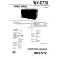 SONY WXC770 Service Manual cover photo