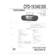 SONY CFD350 Service Manual cover photo