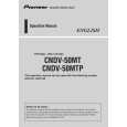 PIONEER CNDV-50MTP Owner's Manual cover photo