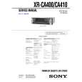 SONY XRCA410 Service Manual cover photo