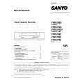 SANYO VHR276E Service Manual cover photo