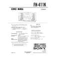 SONY FH-411K Service Manual cover photo